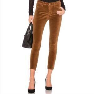 FRAME size 25 le Skinny de Jeanne Velvet Feel Corduroy Skinny Jeans - Camel